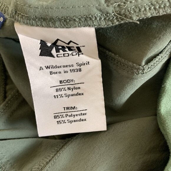 REI Co Op Green Hiking Jogger Pants Stretch Waist Outdoor Trail Activewear XS - Picture 5 of 5